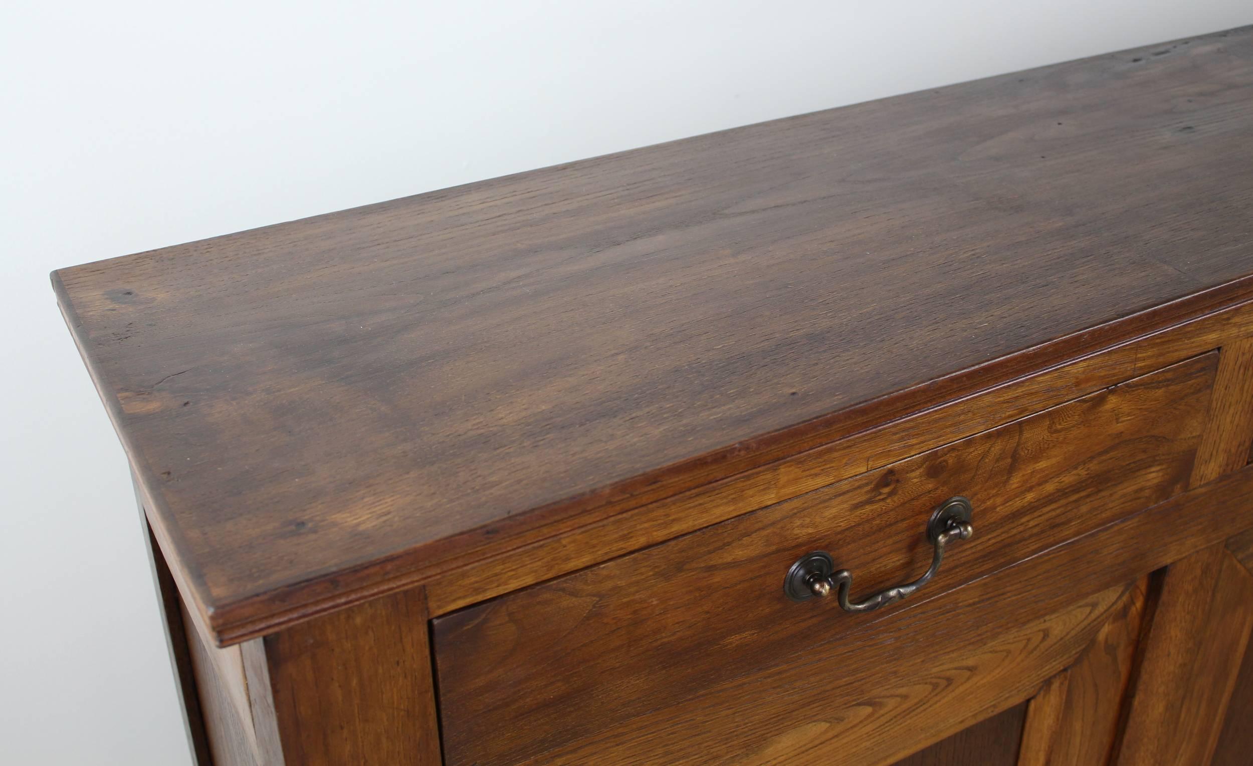 Narrow Walnut Enfilade 2