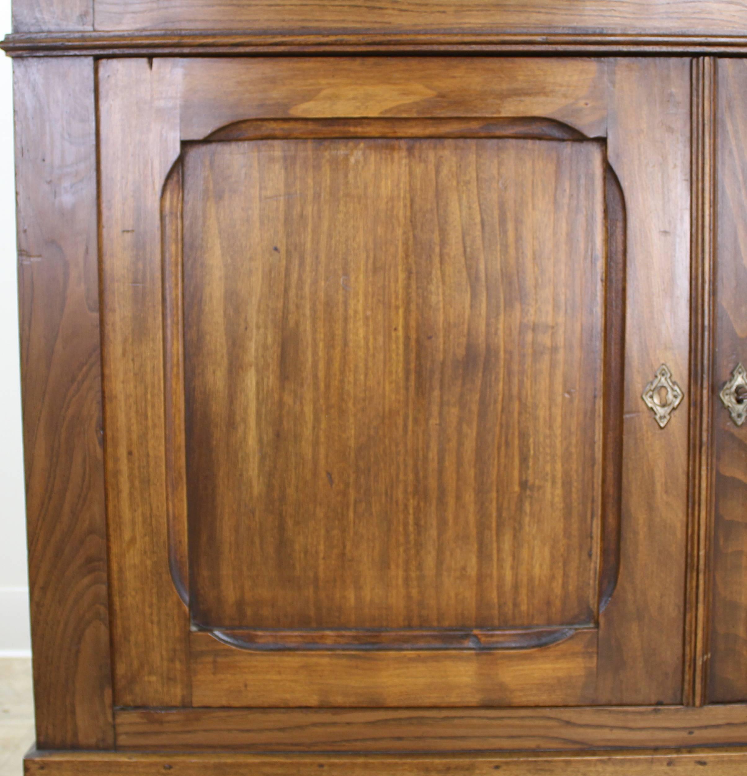 Antique French Two-Door Elm Buffet 6