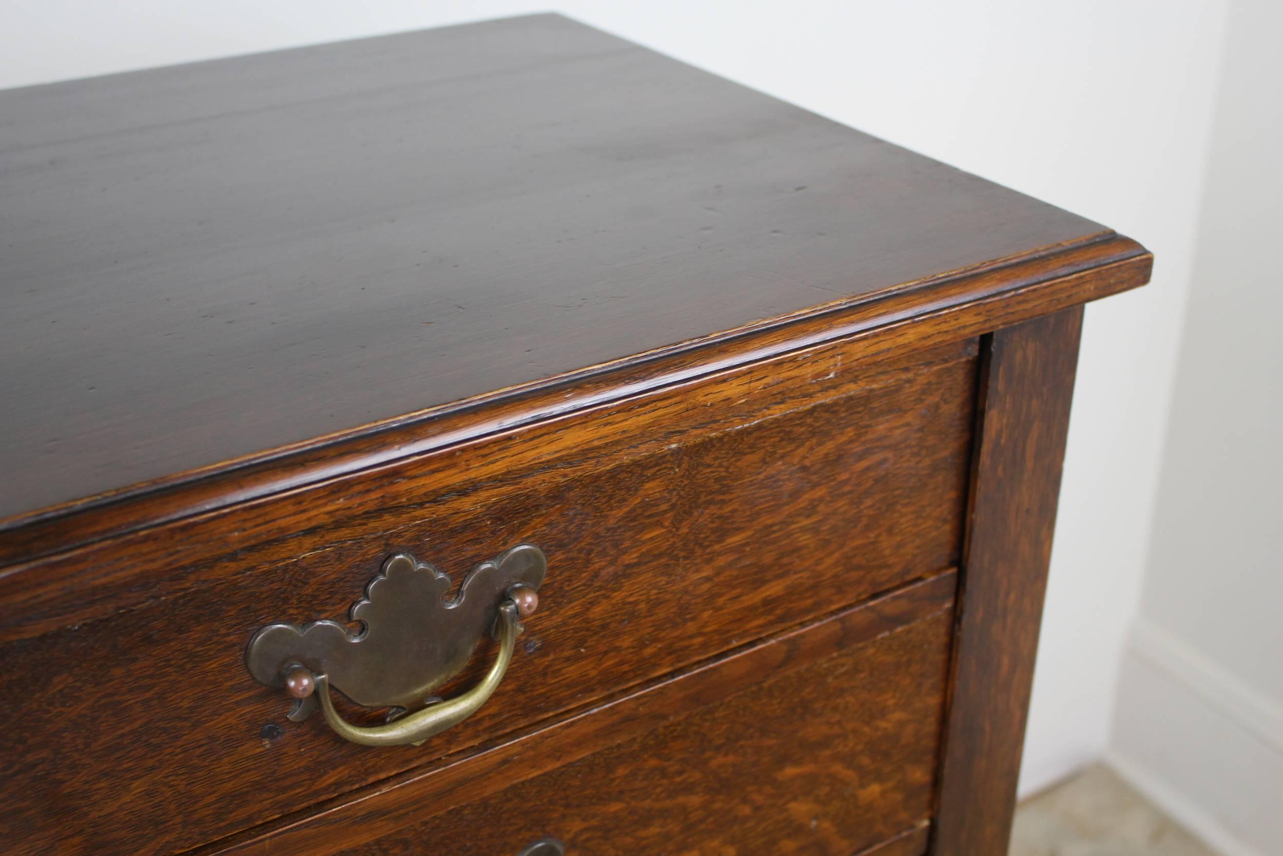 Antique English Oak Wellington Chest In Good Condition In Port Chester, NY