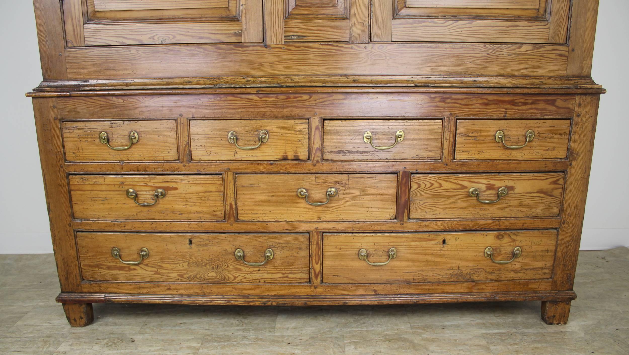 Spectacular 18th Century Welsh Pine Cupboard 4