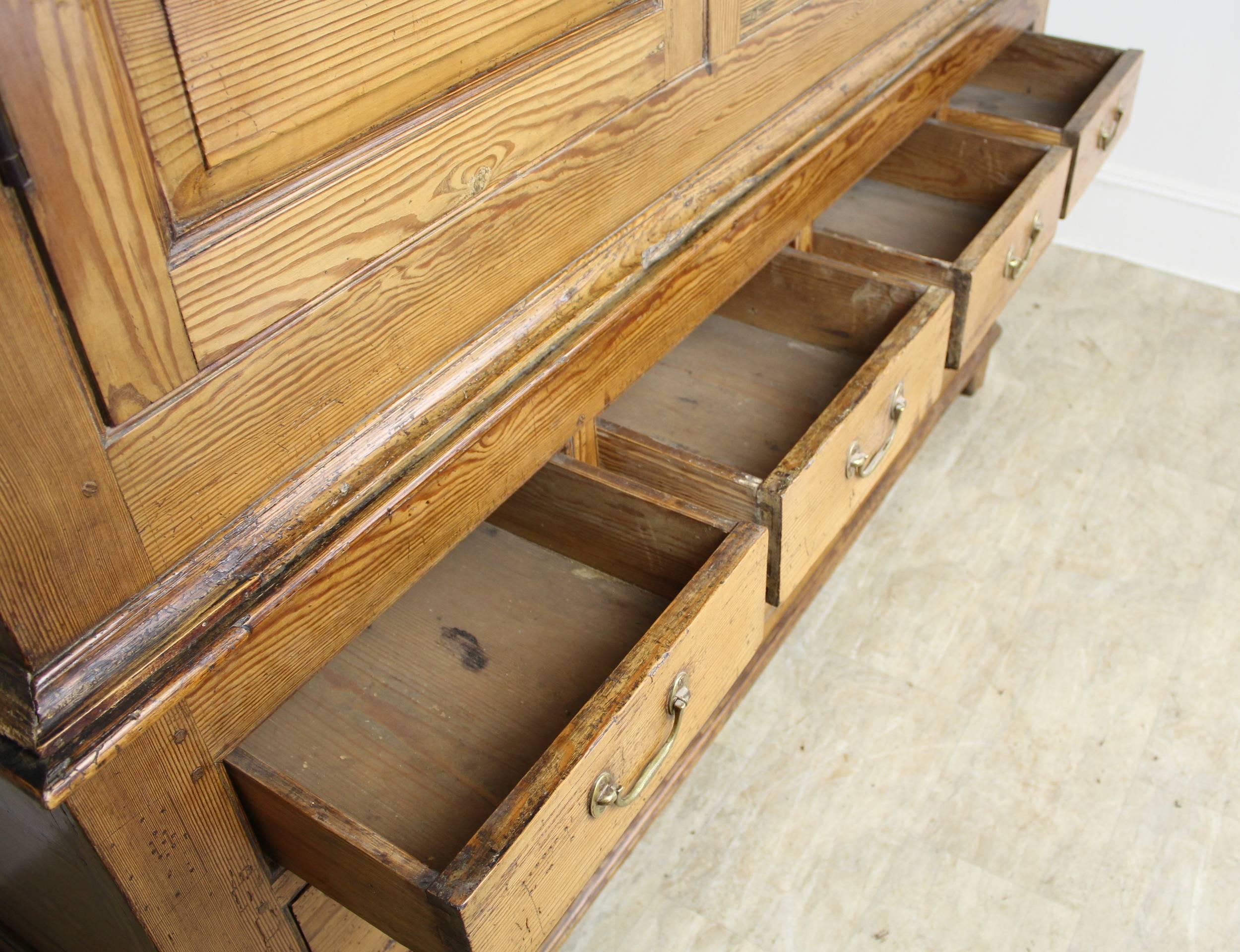 Spectacular 18th Century Welsh Pine Cupboard 5