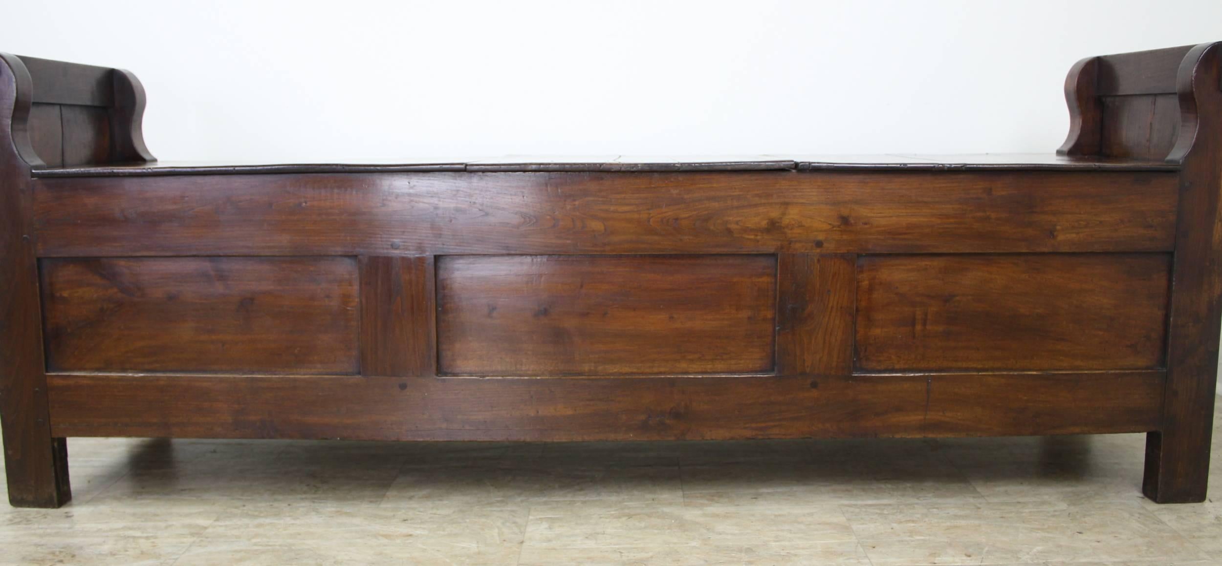 Late 19th Century Antique French Chestnut Coffer