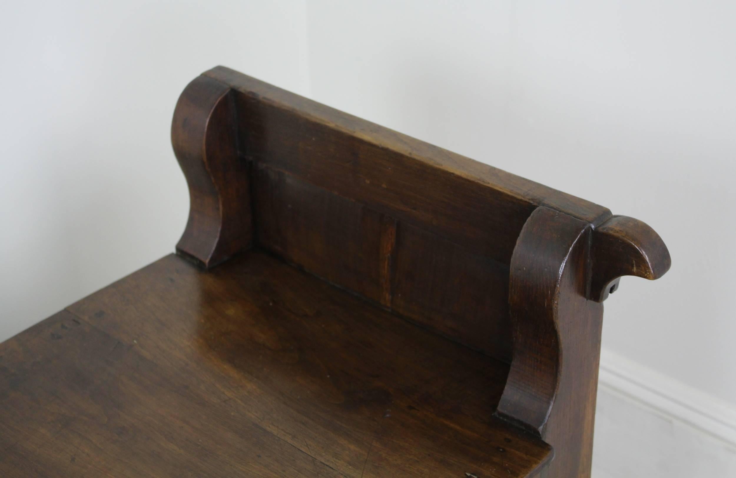 Antique French Chestnut Coffer 2