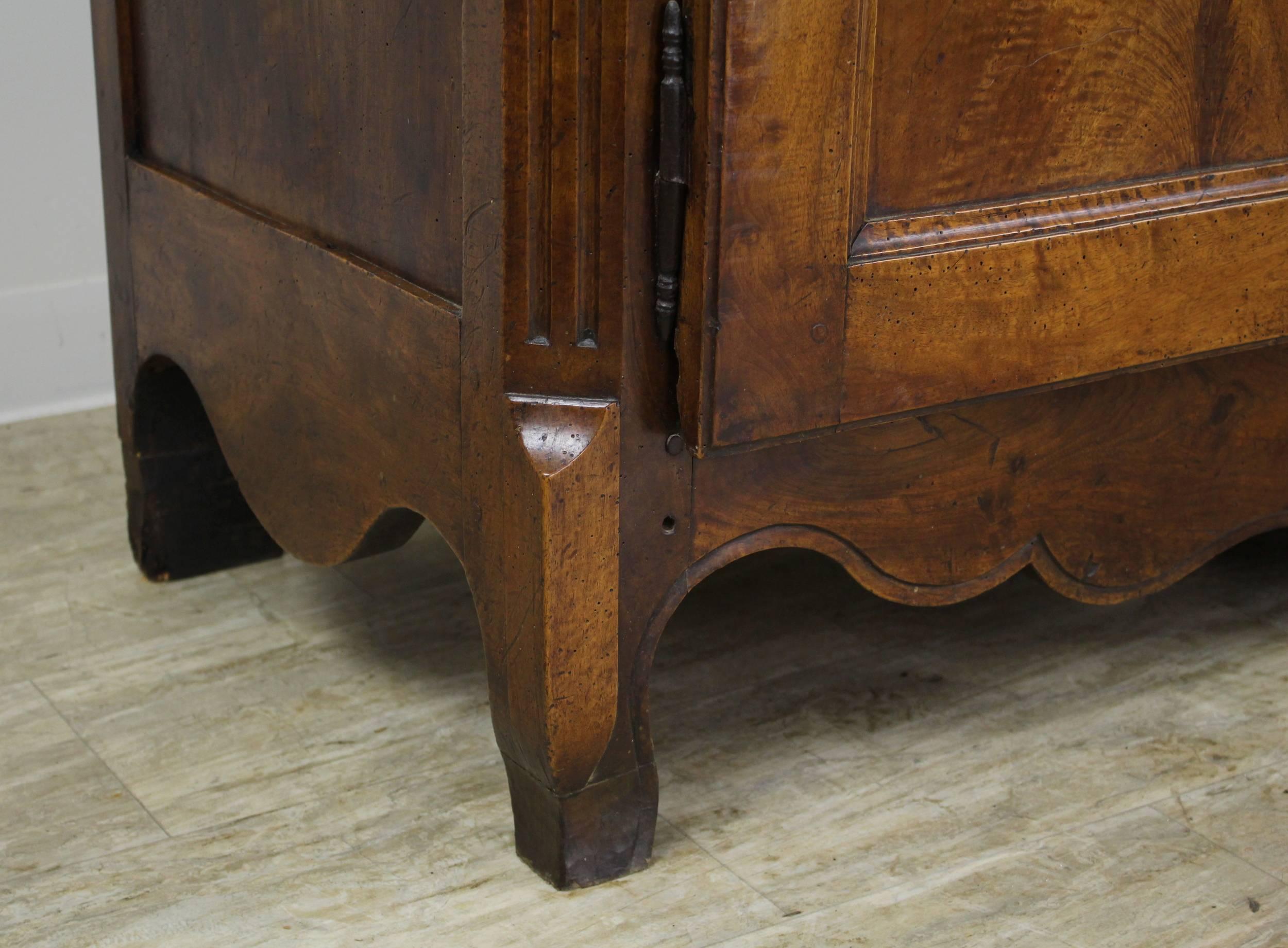Thick Top Antique French Walnut Enfilade 3