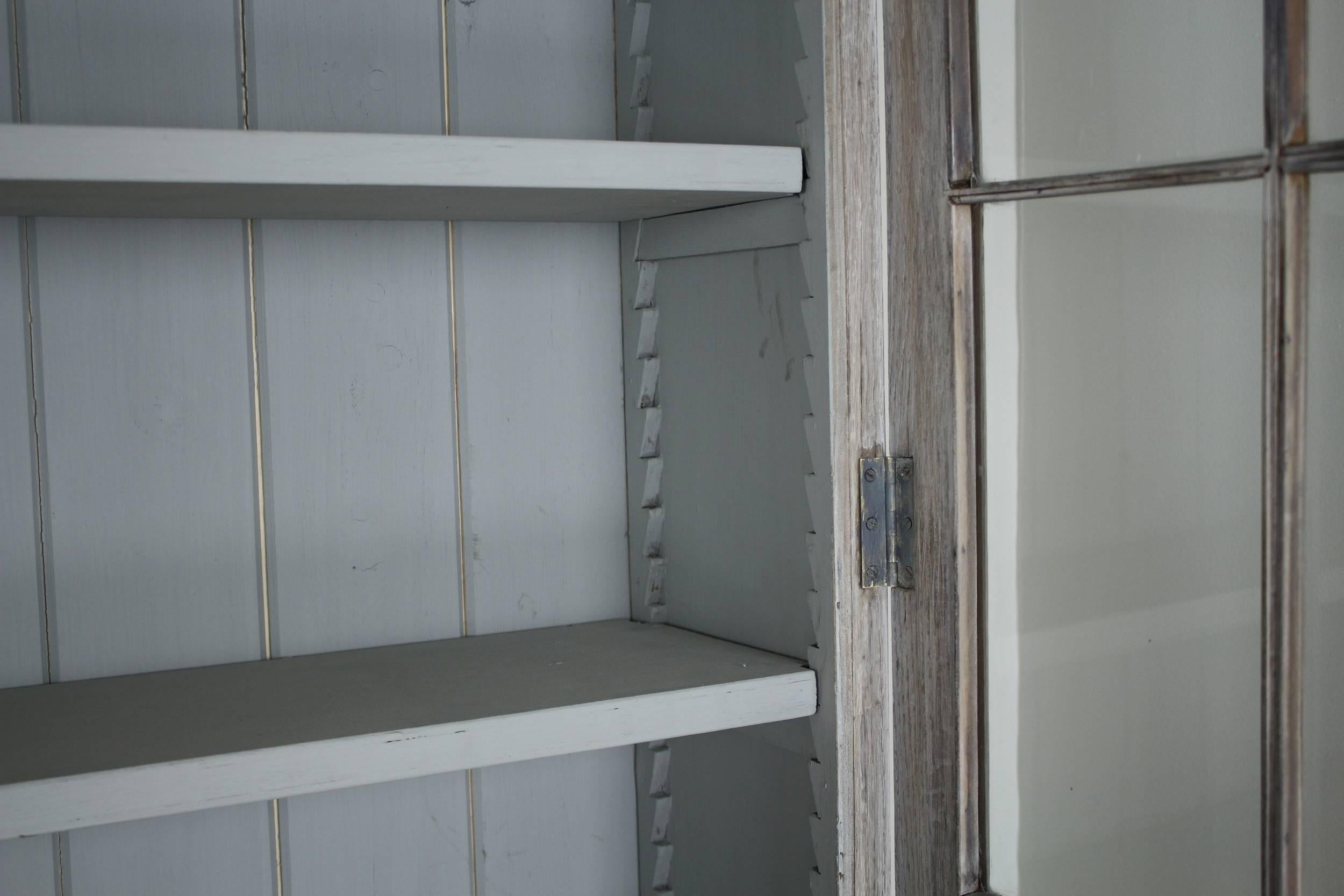 English Bleached Oak Library Bookcase 4