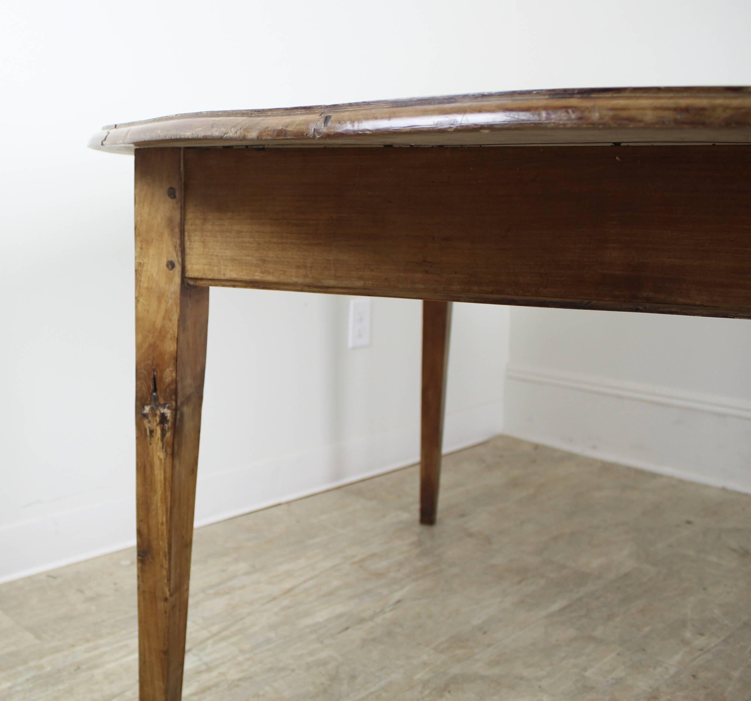 Antique Oval Cherry Dining Table, Seats Six 2