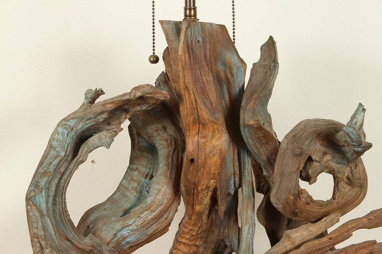 Large Driftwood Table Lamp 1