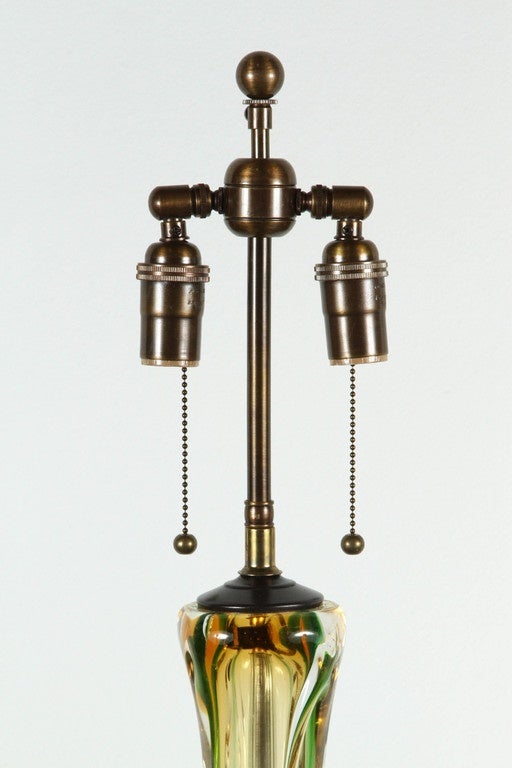 Modern Pair of beautiful Murano lamps by Seguso