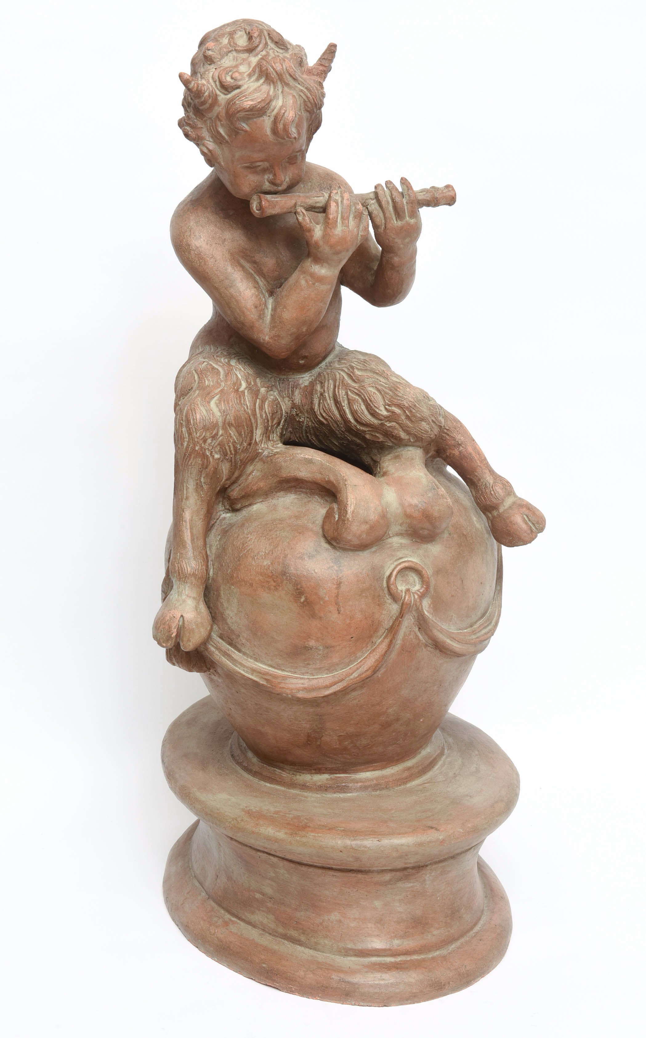 Terra Cotta Pan Flutist