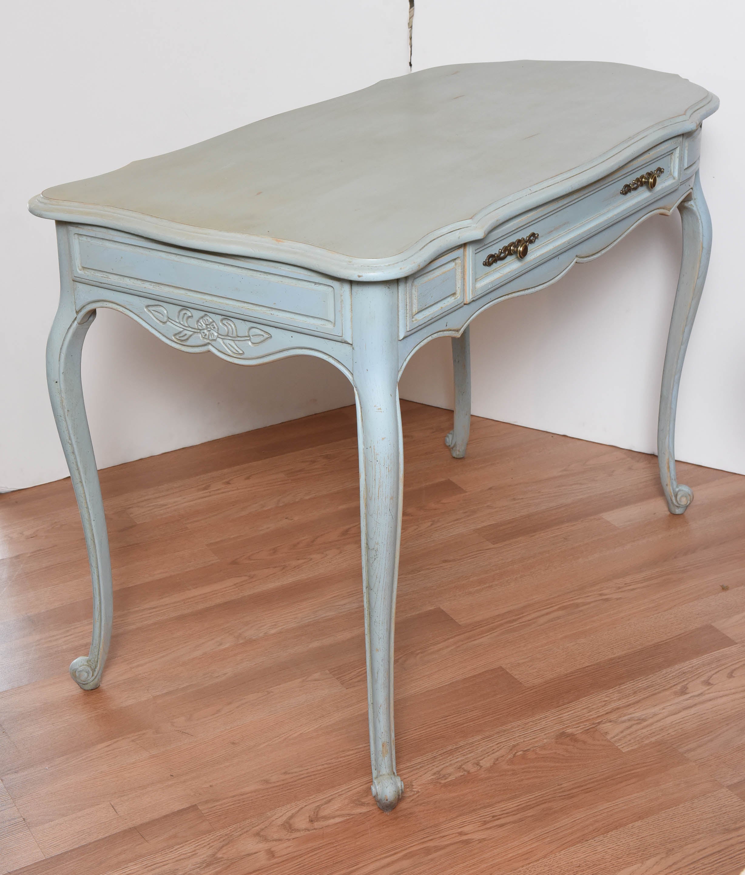 French County Two Sided Painted Desk 4