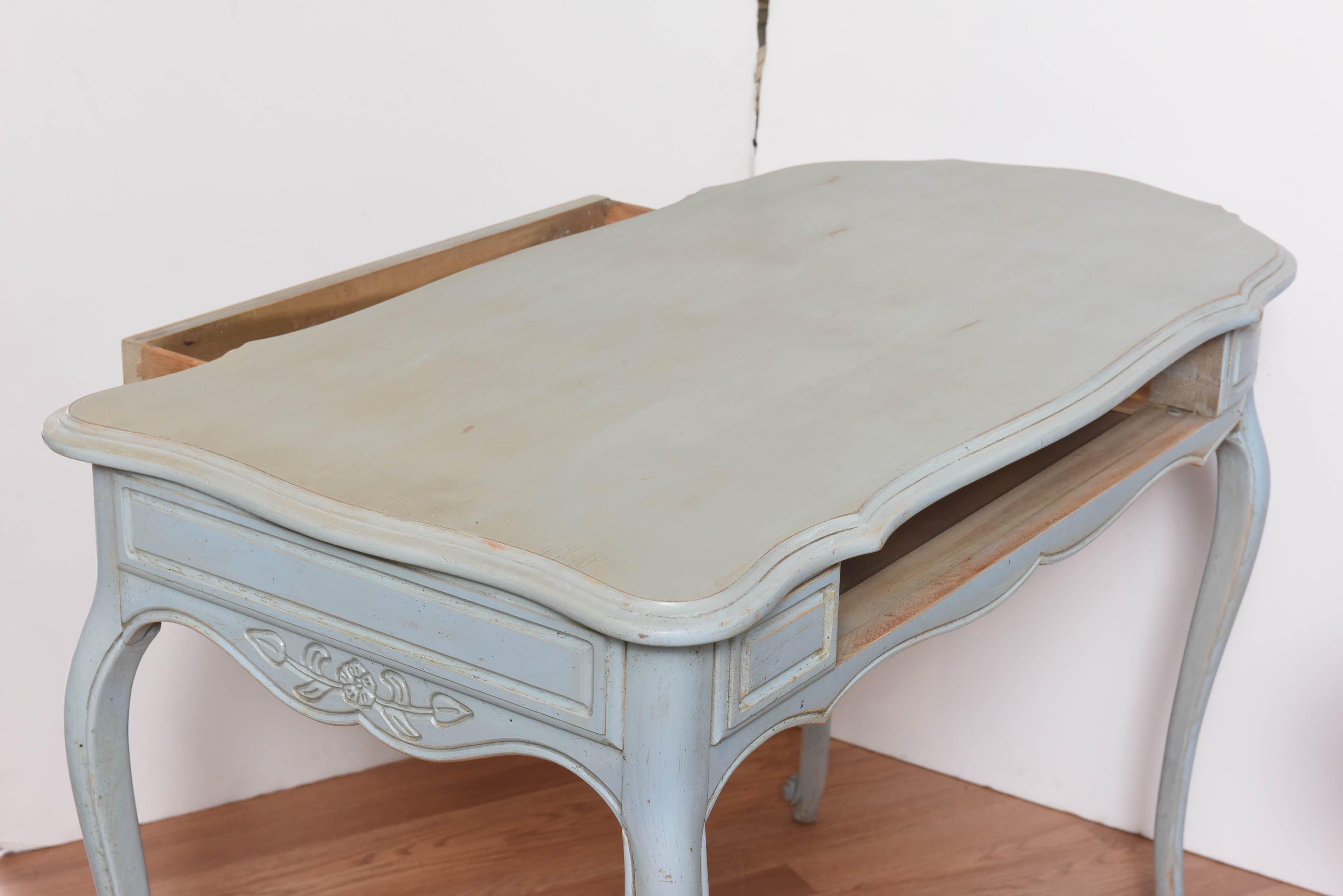French County Two Sided Painted Desk 5