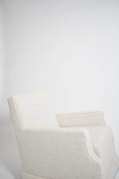 Tissu texturé blanc cassé, années 1960.