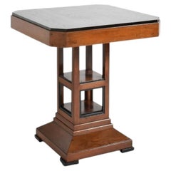 Amsterdam school pedestal table, 1920s.
