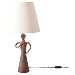Anthropomorphe Keramiklampe, 1950er Jahre.