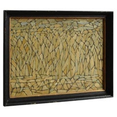 "Abstract Composition" oil on panel, 1960s.