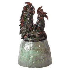 Sculpture en céramique représentant un oiseau, 2026.