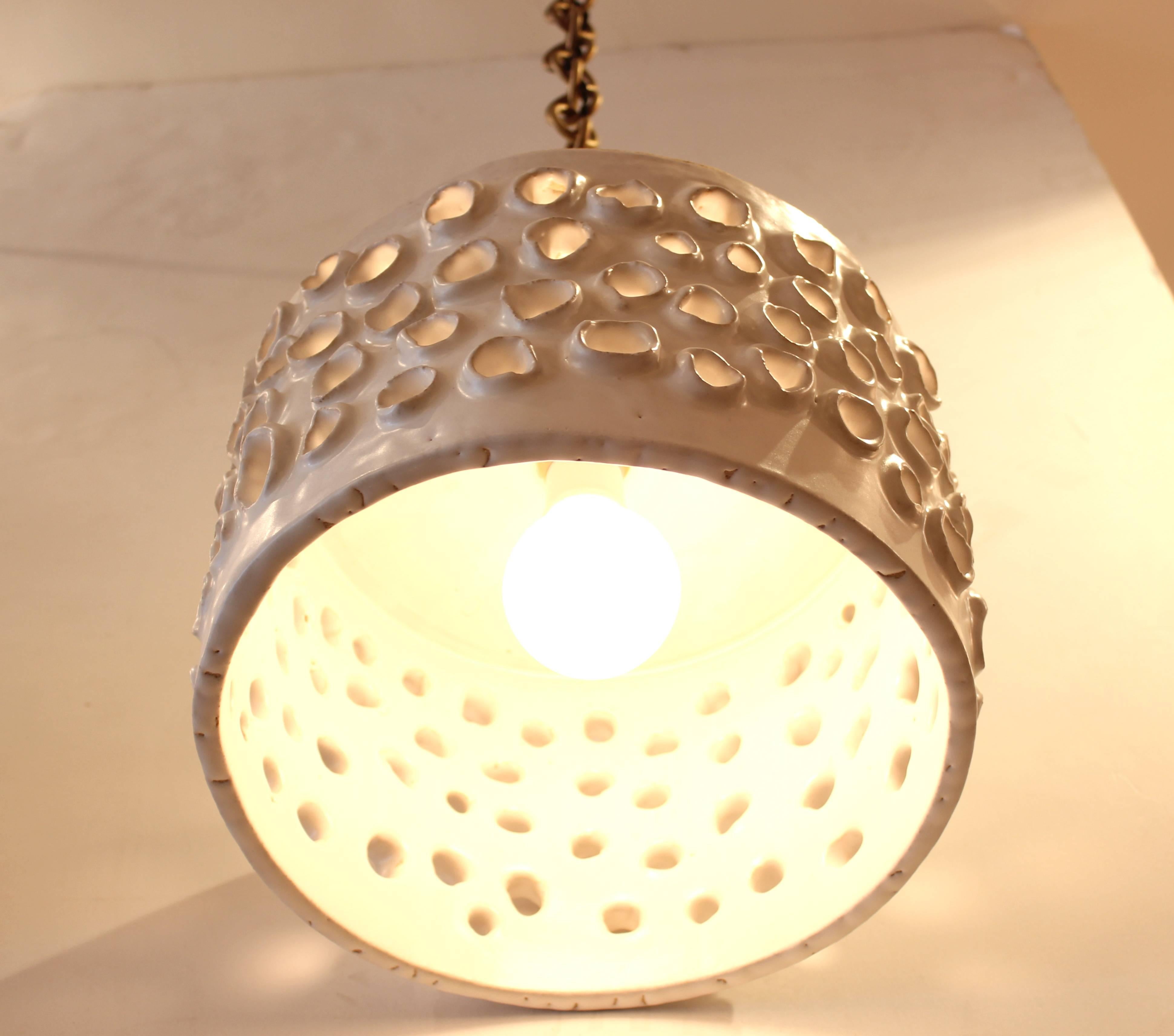Contemporary Warner Walcott Beehive Pendant for Downtown