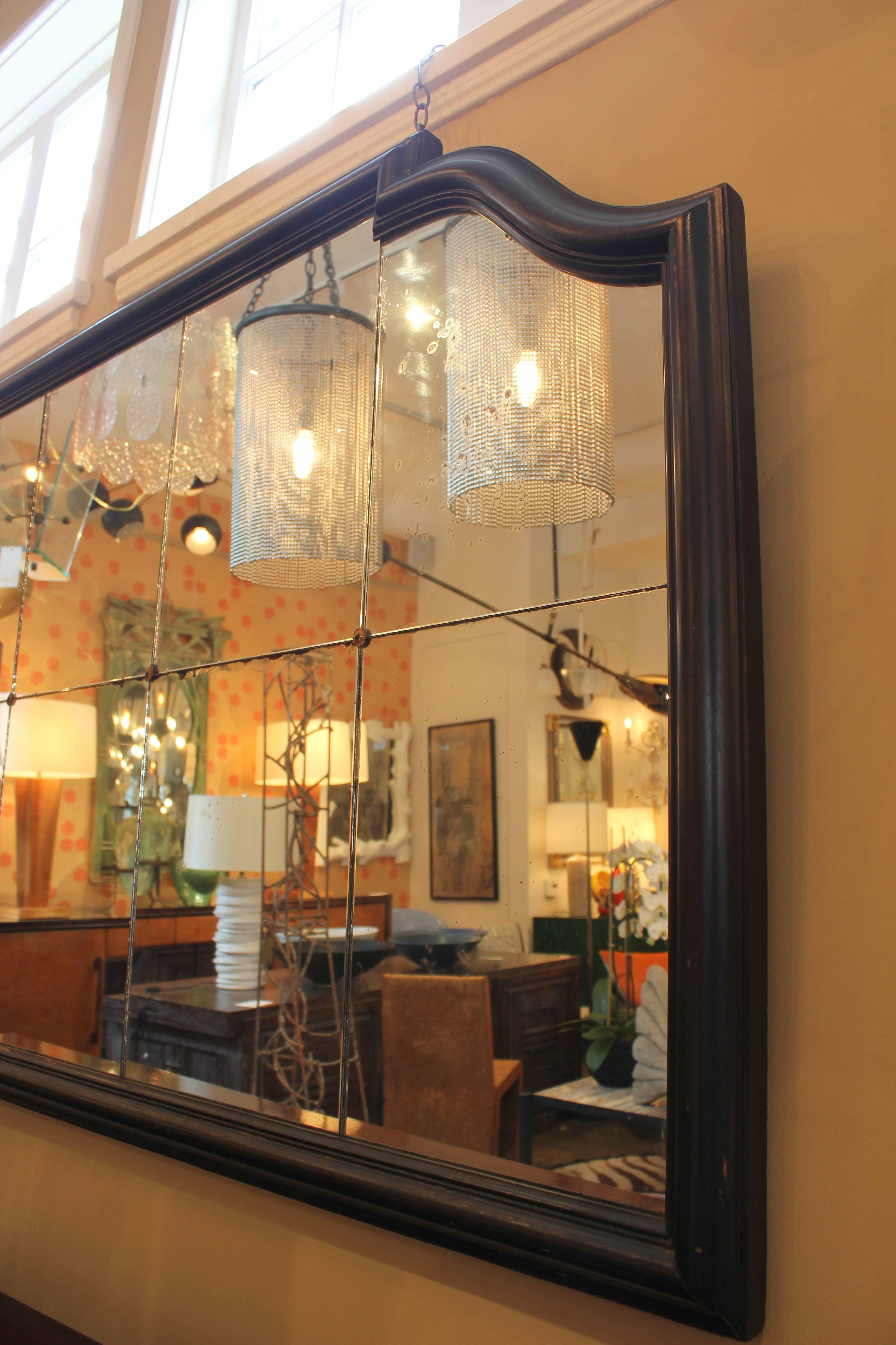 Turn of the 20th Century Large Mirror In Good Condition For Sale In Los Angeles, CA