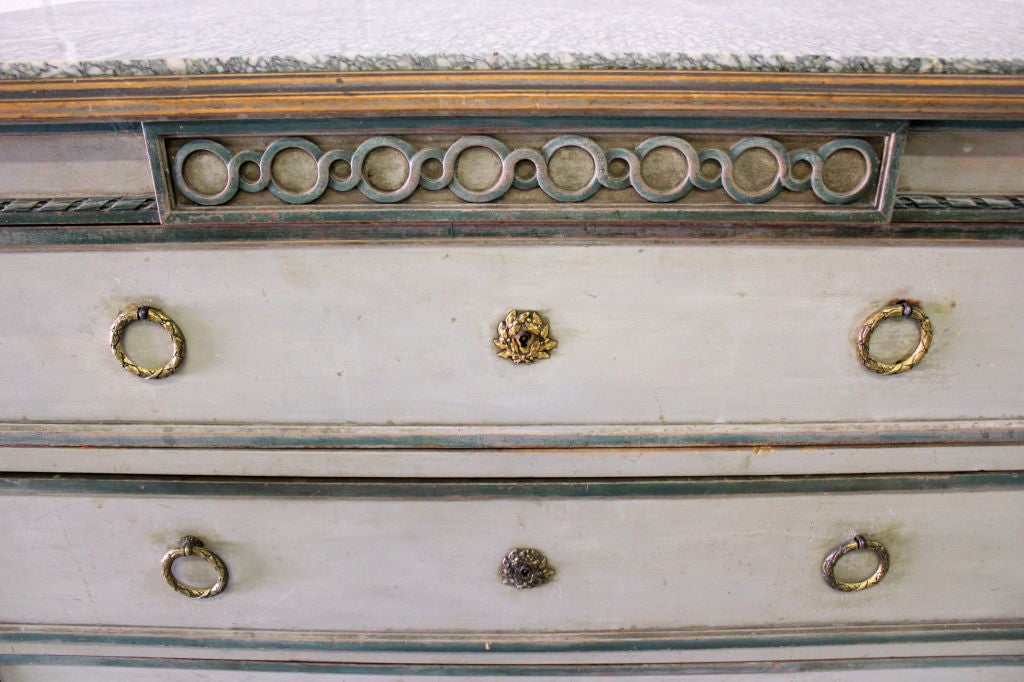 Louis XVI Cabinet with Original Marble Surface 3