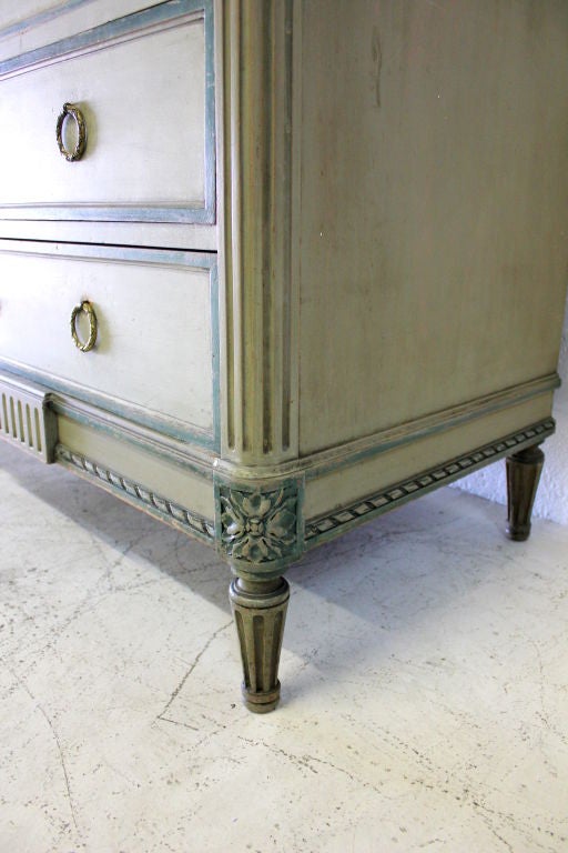 Louis XVI Cabinet with Original Marble Surface 4