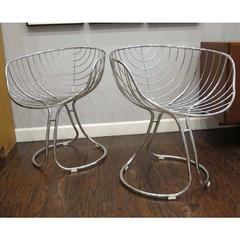 Pair of Chrome "Pan Am" Chairs