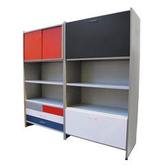 Modular 5600 Series Desk / Bookcase by Andre Cordemeijer for Gispen