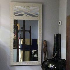 Chinese Chippendale Style Hall Mirror