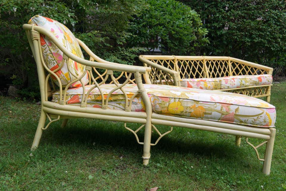 Ficks Reed Rattan Sofa For Sale at 1stDibs | vintage rattan furniture ...