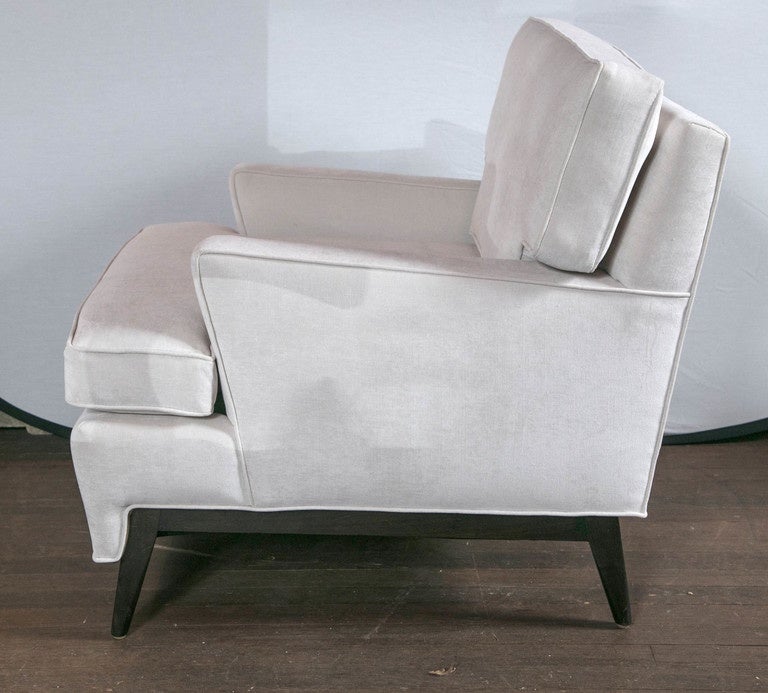 Harvey Probber Style Lounge Chair and Ottoman 1