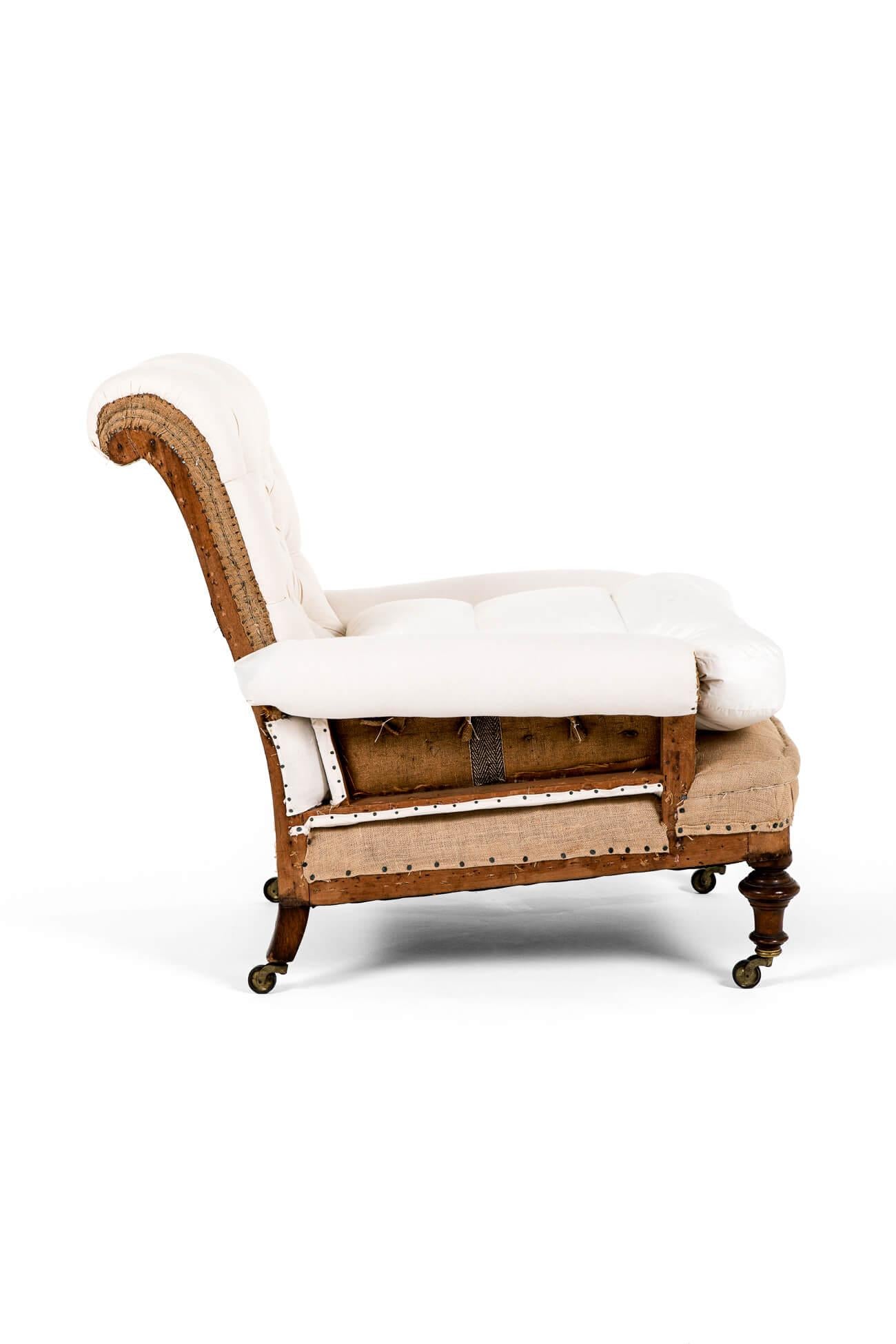 Scottish Deconstructed Library Sessel (Kaliko) im Angebot