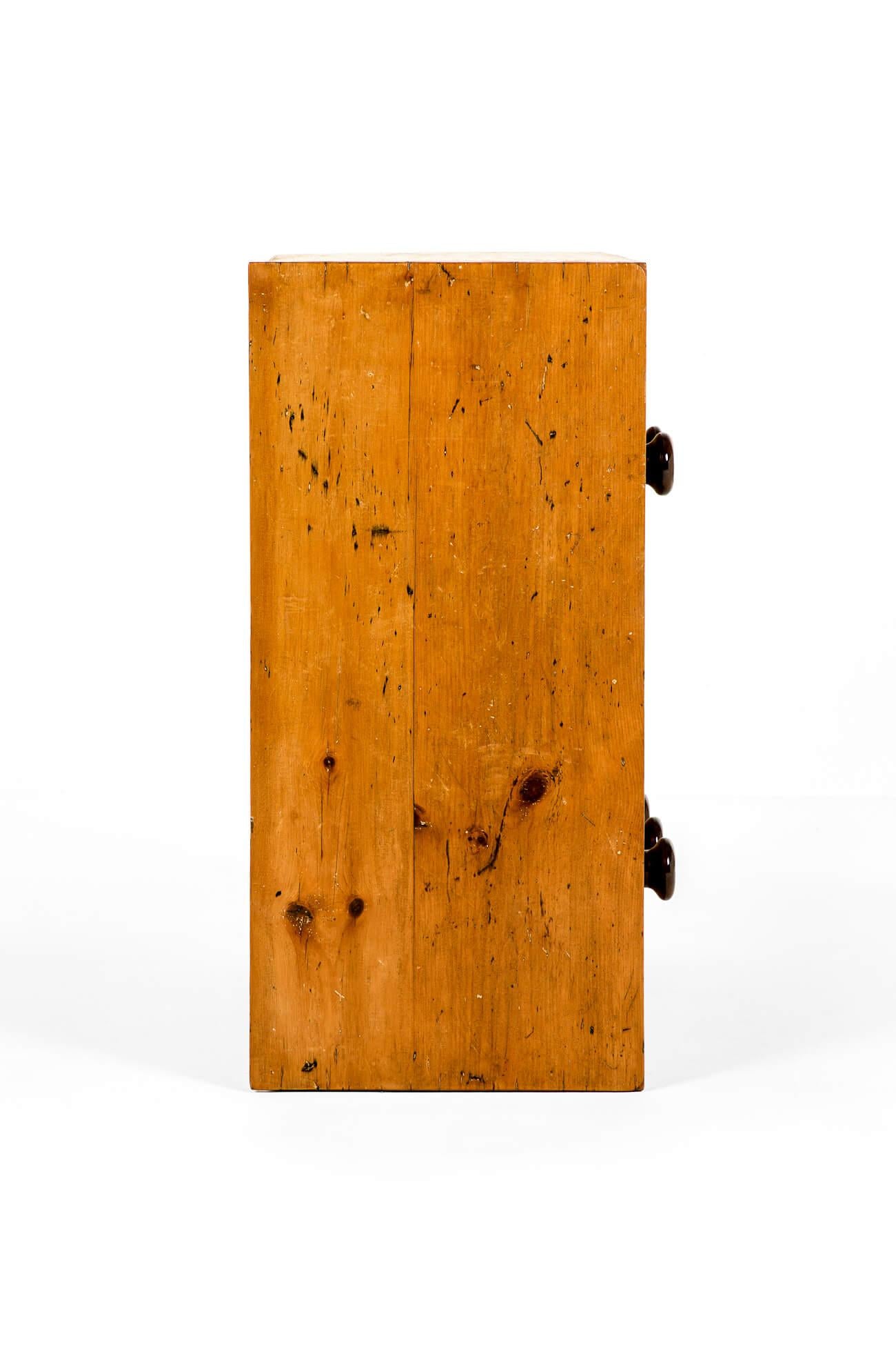 British English Victorian Honey Pine Chest of Drawers For Sale
