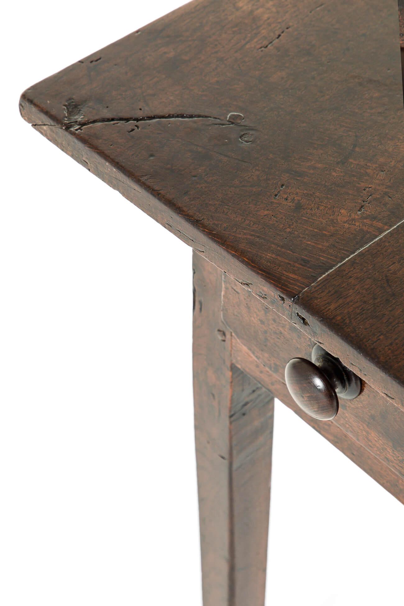 English Oak Vernacular Primitive Side Table For Sale 2