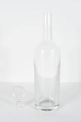 Baccarat Dionysos Crystal Wine Decanter with Flat Circular Stopper
