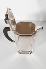 Art Deco Coffee or Tea Service with Macassar Detailing by Argental of Austria