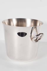 Elegant Silver Plate "Vertigo" Ice Bucket/Pail by Maison Christofle