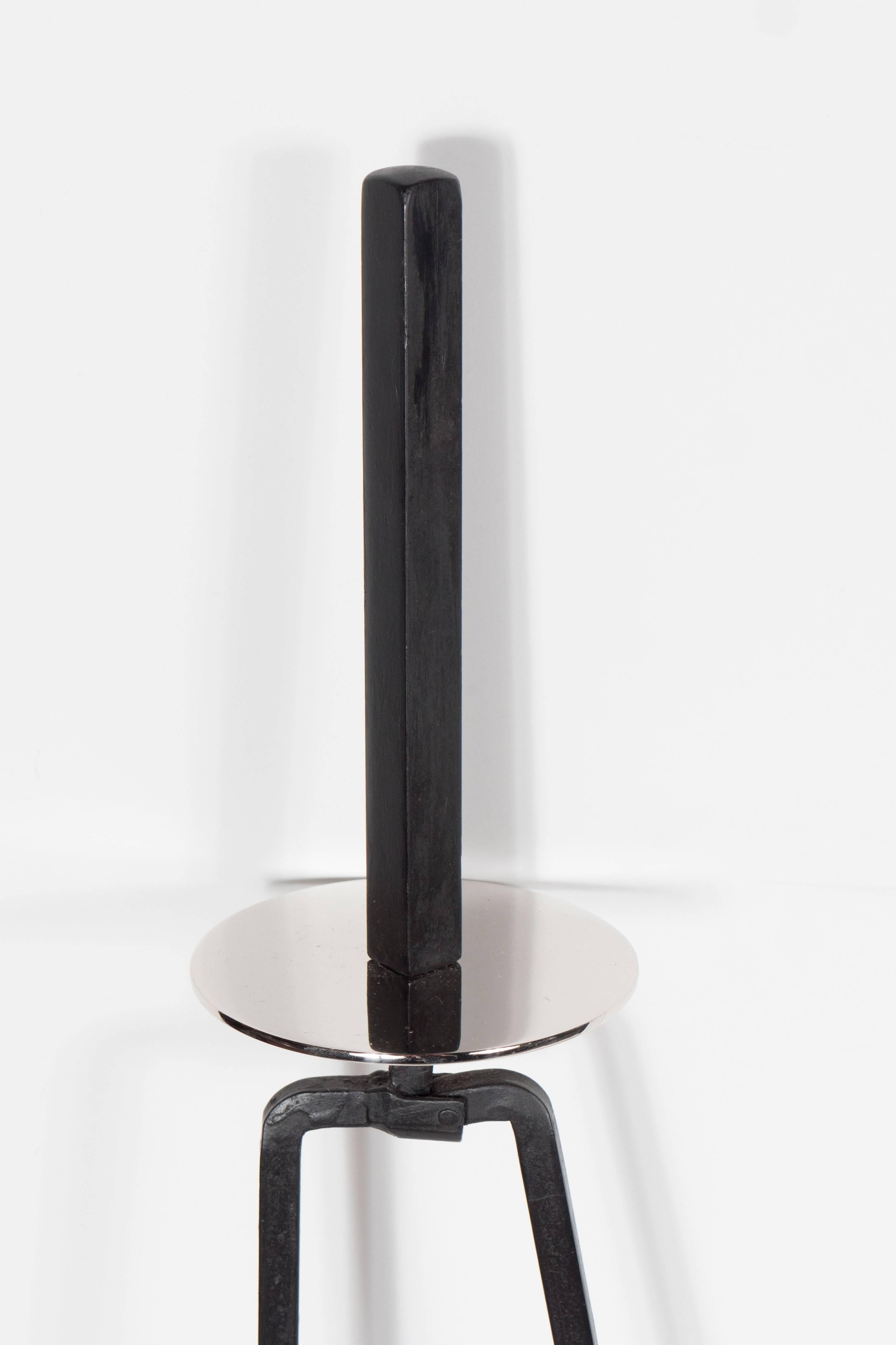 Enamel Mid-Century Modernist Fire Tool Set designed by Mel Bogart