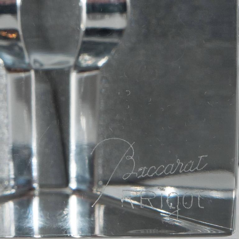 2 flacons modèle Malmaison en cristal de Baccarat (prix à la pièce