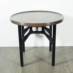 Mid-Century Modernist Occasional/Drinks Table in Walnut by Edmond Spence