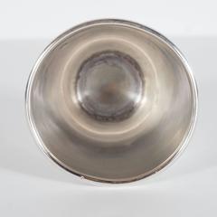 Sterling Silver Bvlgari Lipped Cup with Etched Brand