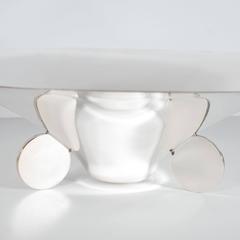 Sculptural German Art Deco Silver Plate Center Bowl by Ikora