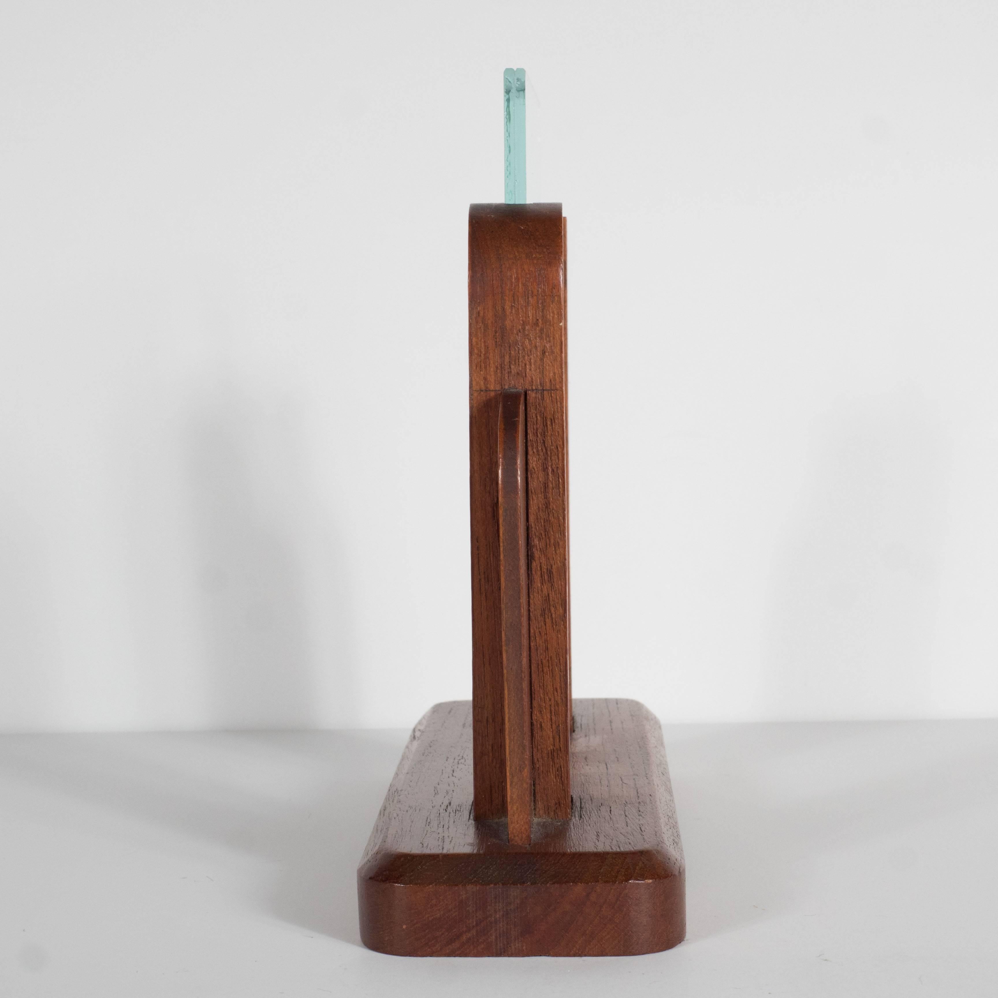 art deco wooden photo frame