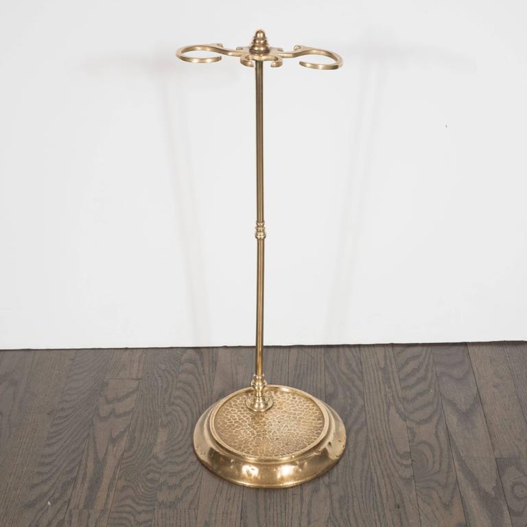 Antique Brass Fire Tool Set France circa 1900 For Sale