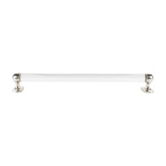 Mid-Century Modernist Lucite and Brushed Nickel Towel Rod, circa 1960