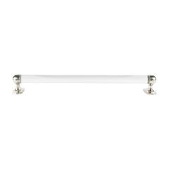 Mid-Century Modernist Lucite and Brushed Nickel Towel Rod, circa 1960 8