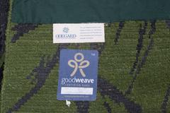 Exuberant Palmleaf-Patterned Hand-Loomed Wool Rug, Stephanie Odegard Collection