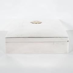 Mid-Century Modernist Sterling Silver Humidor/Box by Zolatas