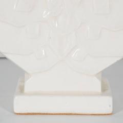 French, Art Deco Table Lamp in the Style of Primavera in Crackled Crazed Ceramic