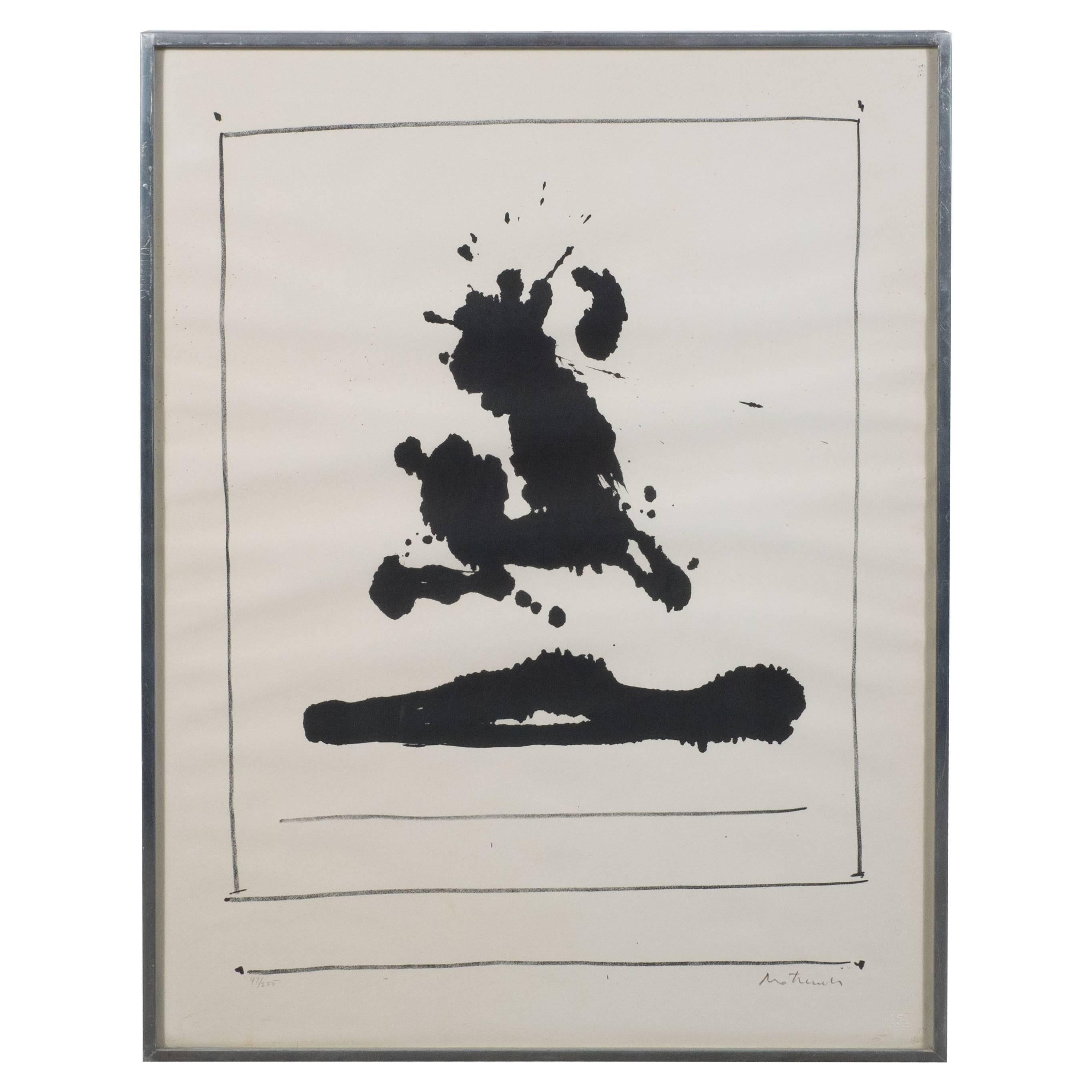 Robert Motherwell "Untitled", from New York International, Lithograph, 1966