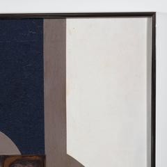 Senen Ubina "Sans titre":: peinture mixte sur toile:: 1975