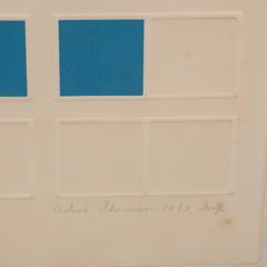Mid-Century Arlene Sherman "Five of Six" Lithograph Printed in Colors, 1969